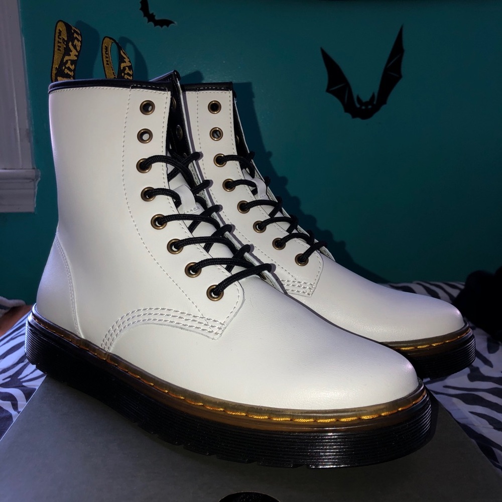 Women’s White “Zavala” Doc Marten’s